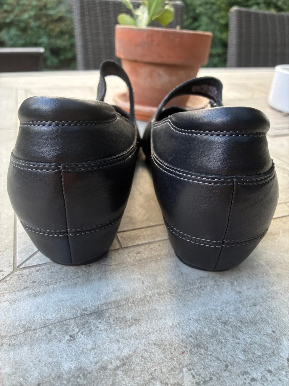 Beautiful black low wedge Mary Jane women’s shoe size 9.5